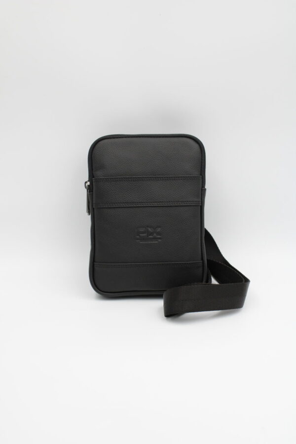 CRNA MUŠKA KOŽNA TORBICA-SM.009/F