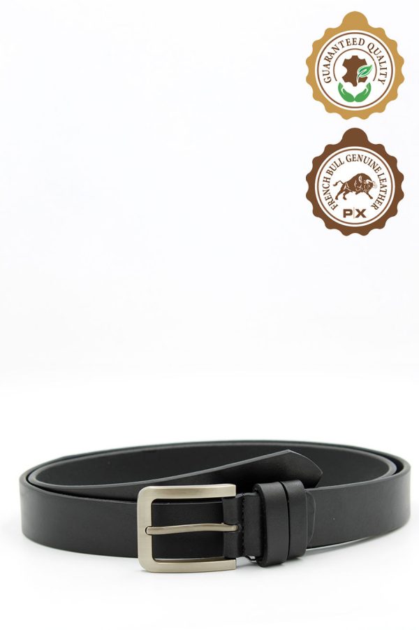 CRNI REMEN OD KOŽE FRANCUSKOG BIKA/3