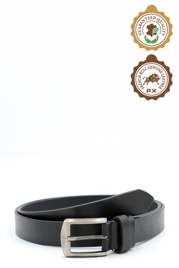 CRNI REMEN OD KOŽE FRANCUSKOG BIKA/3