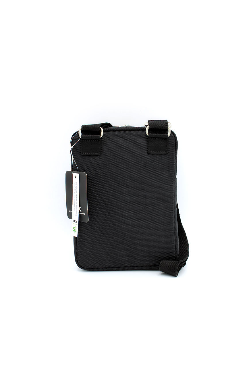 CRNA MUŠKA TORBA OD UMJETNE KOŽE I POLIESTERSKOG VLAKNA T.006/B - Slika 3